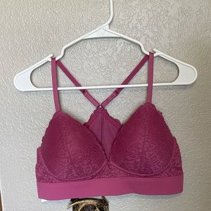 VS PINK mauve lightly lined bralette